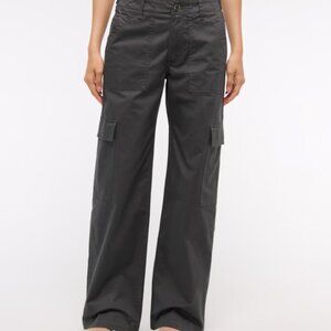 ABERCROMBIE - Black Cargo Pants